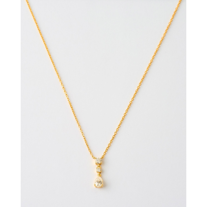 COLLAR MOISSANITA LAGRIMA 5X7MM,...