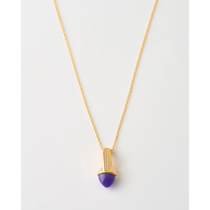 COLLAR BULLET CIRCONITAS Y ESMALTE...