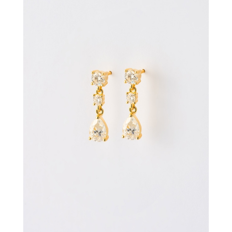 PENDIENTES MOISSANITA LAGRIMA 5X7MM,...