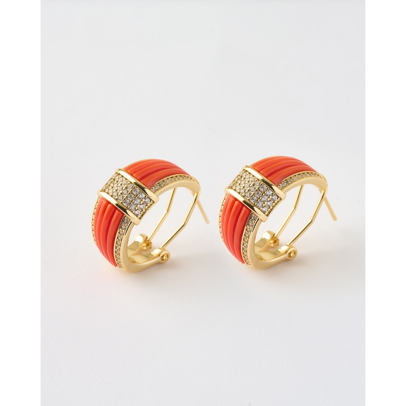 PENDIENTES ACANALADOS CIRCONITASY...