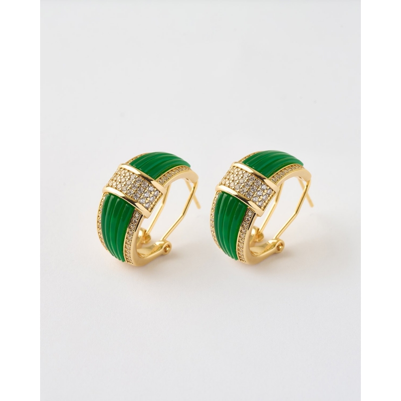 PENDIENTES ACANALADOS CIRCONITASY...