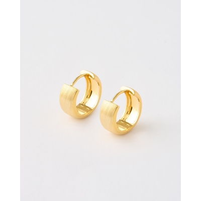 PENDIENTES ARO 17MM MATE -...