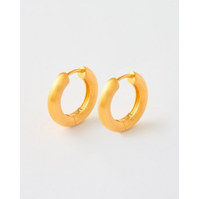 PENDIENTES ARO 19MM MATE -...