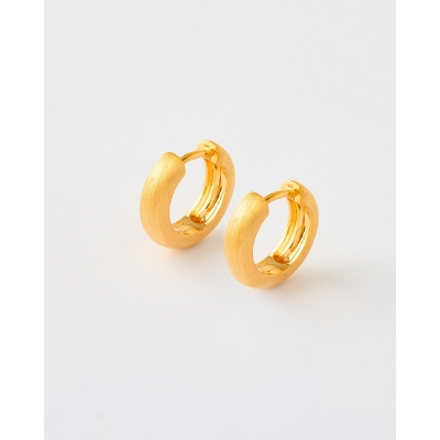 PENDIENTES ARO 15MM MATE -...