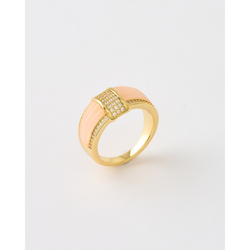 ANILLO ACANALADO CIRCONITAS Y ESMALTE...