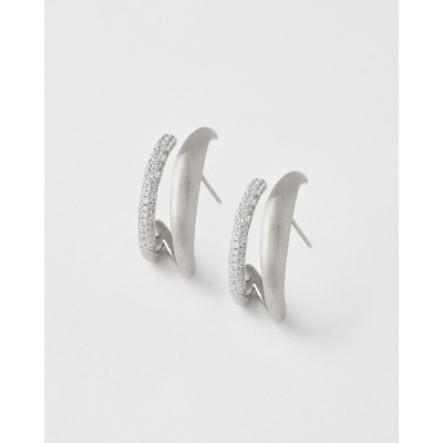 PENDIENTES DOBLE BANDA MATE...