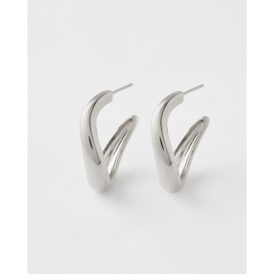 PENDIENTES ARO CURVADO 25MM