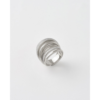 ANILLO 8 BANDAS LISO Y...