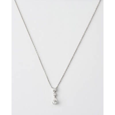 COLLAR MOISSANITA LAGRIMA...