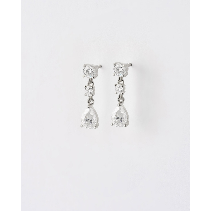 PENDIENTES MOISSANITA LAGRIMA 5X7MM,...