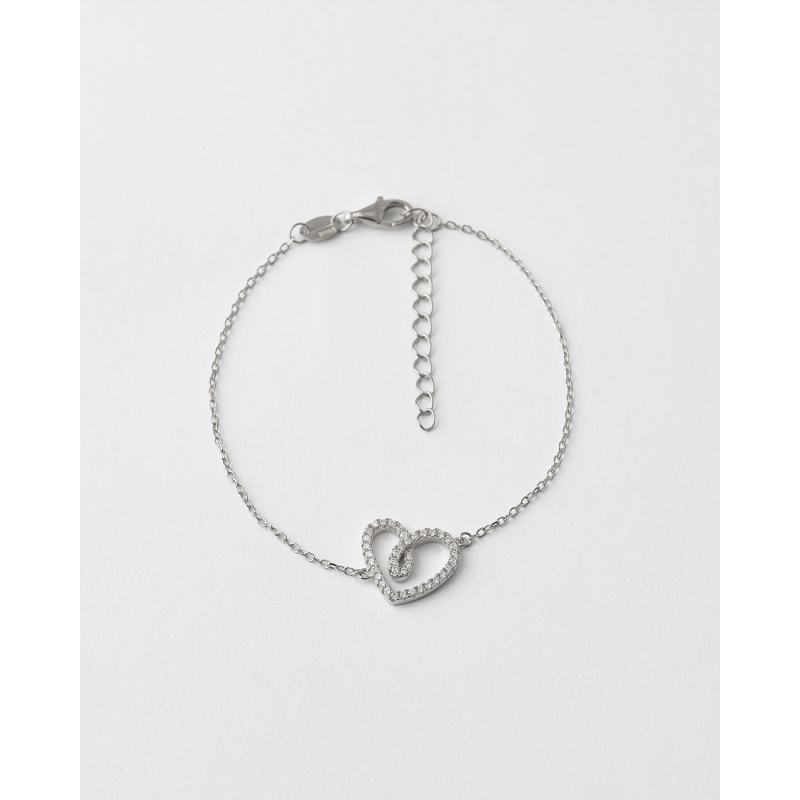 PULSERA CORAZON CIRCONITAS 13MM -...