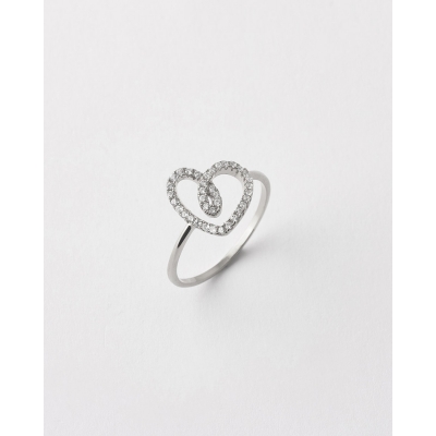 ANILLO CORAZON CIRCONITAS...