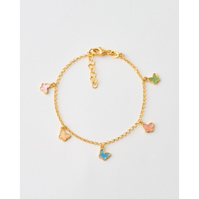 PULSERA MARIPOSAS 6MM MADRE...