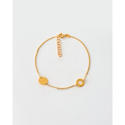 PULSERA CIRCULO Y CIRCULO -...