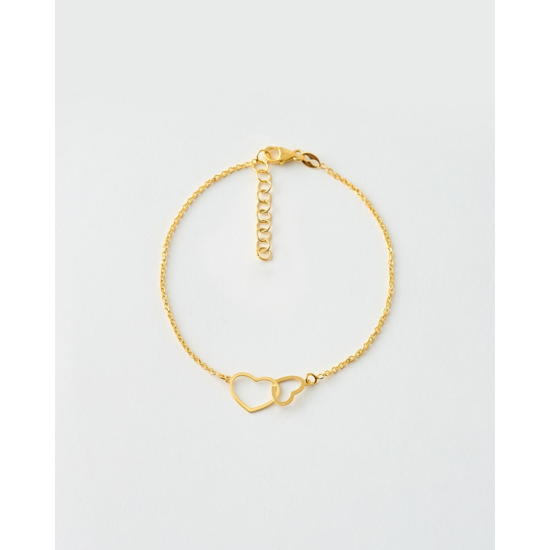 PULSERA CORAZONES ENTRELAZADOS -...