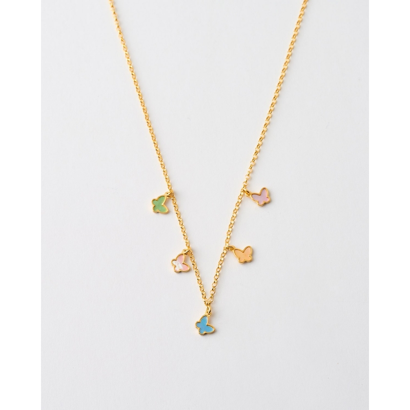 COLLAR MARIPOSAS 6MM MADRE PERLA...