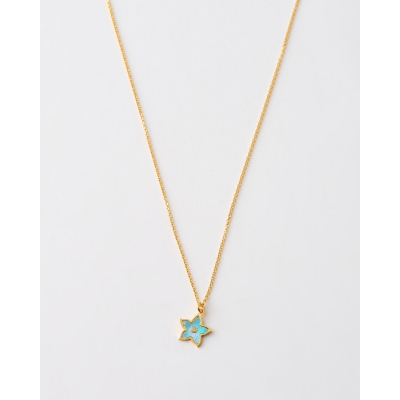 COLLAR FLOR 8MM MADREPERLA...