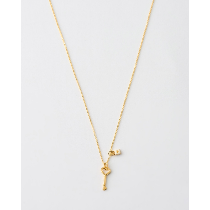 COLLAR LLAVE Y CANDADO - 40+5CM LARGO