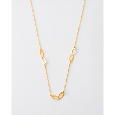 COLLAR OVALOS ENTRELAZADOS...