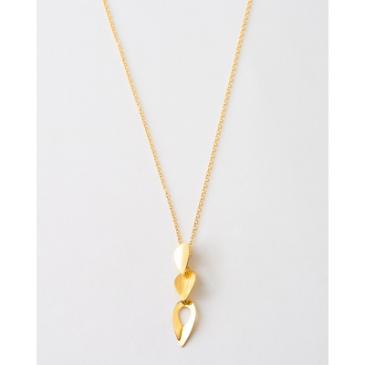 COLLAR TRIPLE HOJA MATE Y...