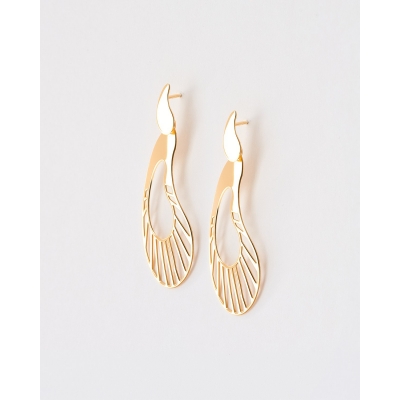 PENDIENTES LAGRIMA 40MM 