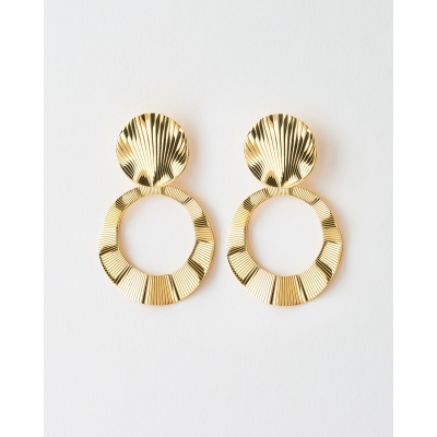 PENDIENTES DOBLE CIRCULO...