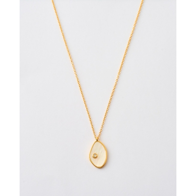 COLLAR COLGANTE OVALO...