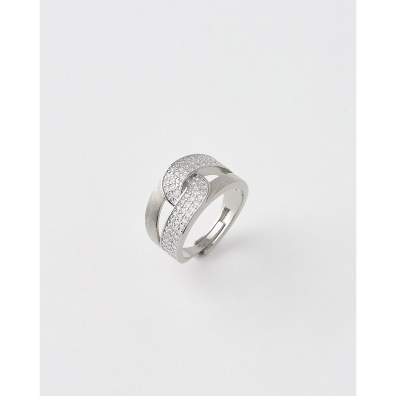 ANILLO DOBLE BANDA CIRCONITAS PAVE...