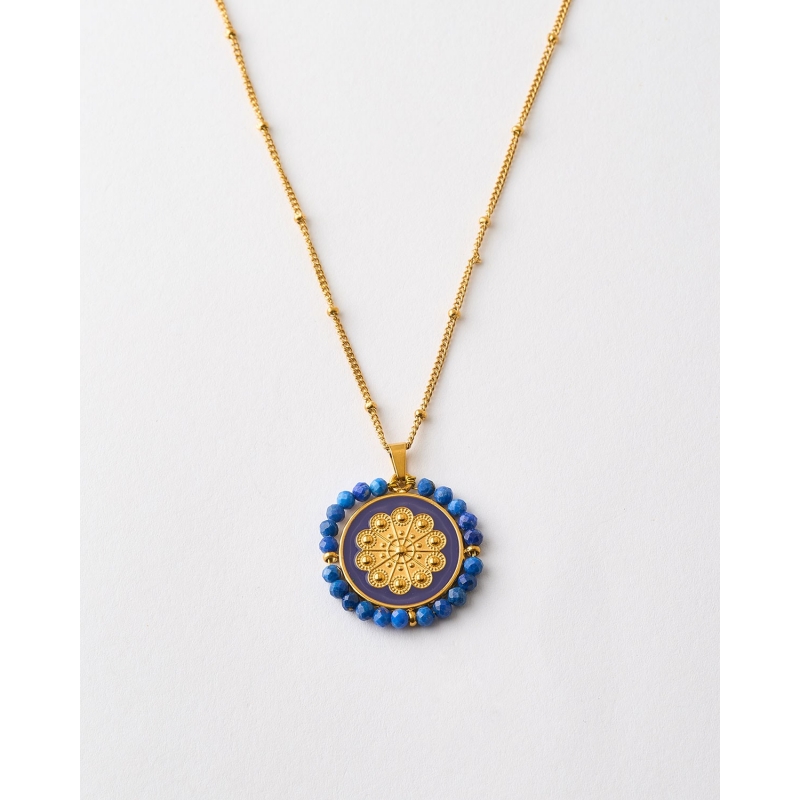 COLLAR MEDALLA BOTON CHARRO 20MM...