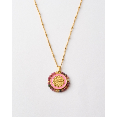 COLLAR MEDALLA BOTON CHARRO...