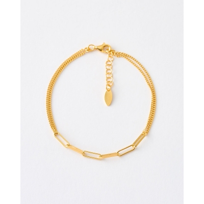 PULSERA ESLABONES DOBLE...