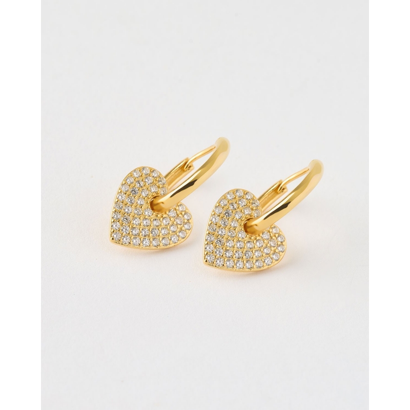 PENDIENTES ARO CORAZON 12X12MM