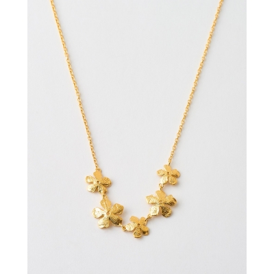 COLLAR 5 FLORES Y CIRCONITA...
