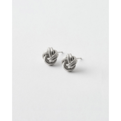 PENDIENTES BOTON NUDO DOBLE...