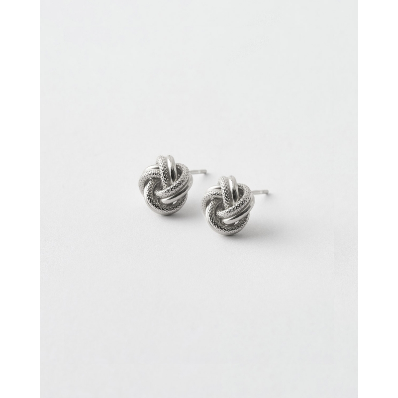 PENDIENTES BOTON NUDO DOBLE 0..9CM