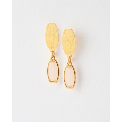 PENDIENTES CRISTAL OVALADO...