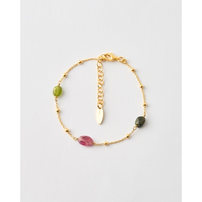 PULSERA PIEDRA MULTICOLOR -...