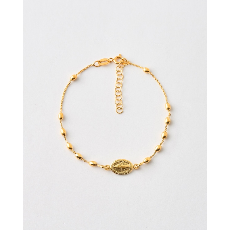 PULSERA CADENA CAPSULAS Y MEDALLA...