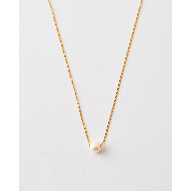 COLLAR PERLA 7MM - 40+3,5CM LARGO