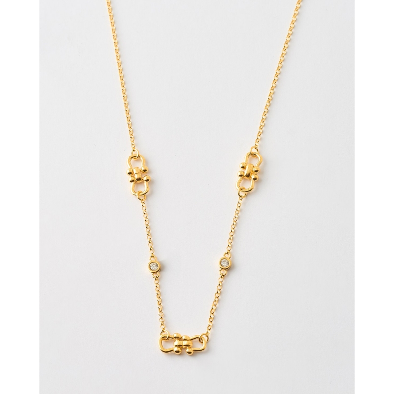 COLLAR ESLABONES DOBLES NAUTICOS Y...