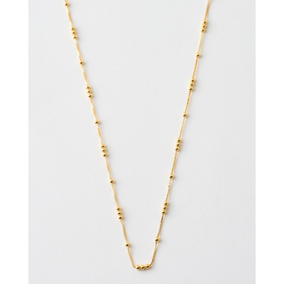 COLLAR CADENA BOLAS -...