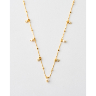 COLLAR CADENA BOLAS,...