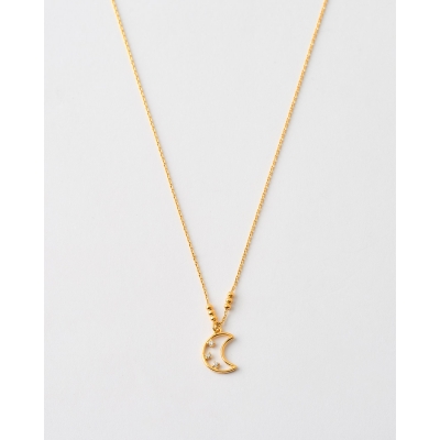 COLLAR LUNA Y CIRCONITAS -...
