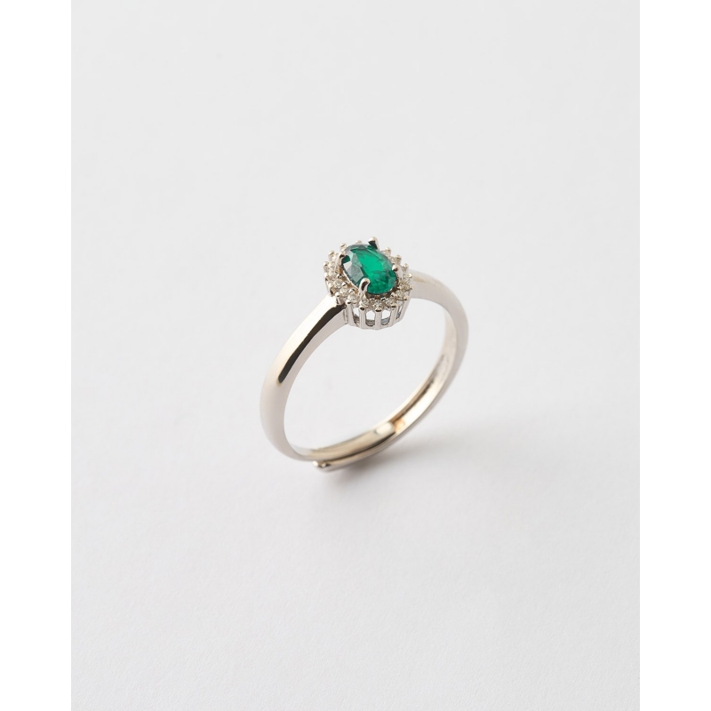 ANILLO DIANA CIRCONITA OVAL 6*4MM Y...