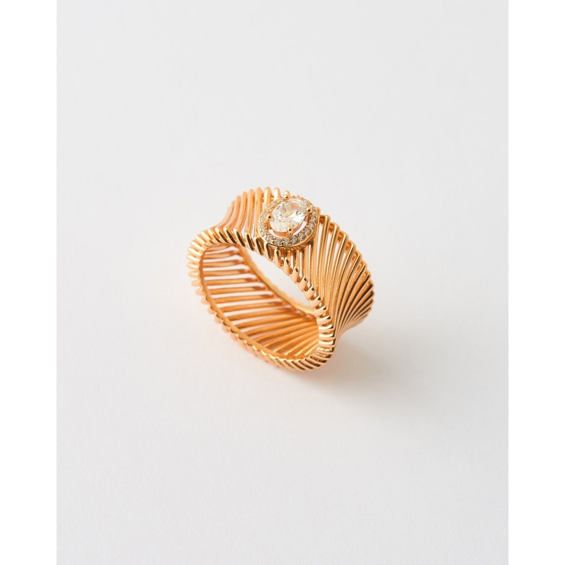 ANILLO RAYADO ANCHO, CIROCNITA OVAL...