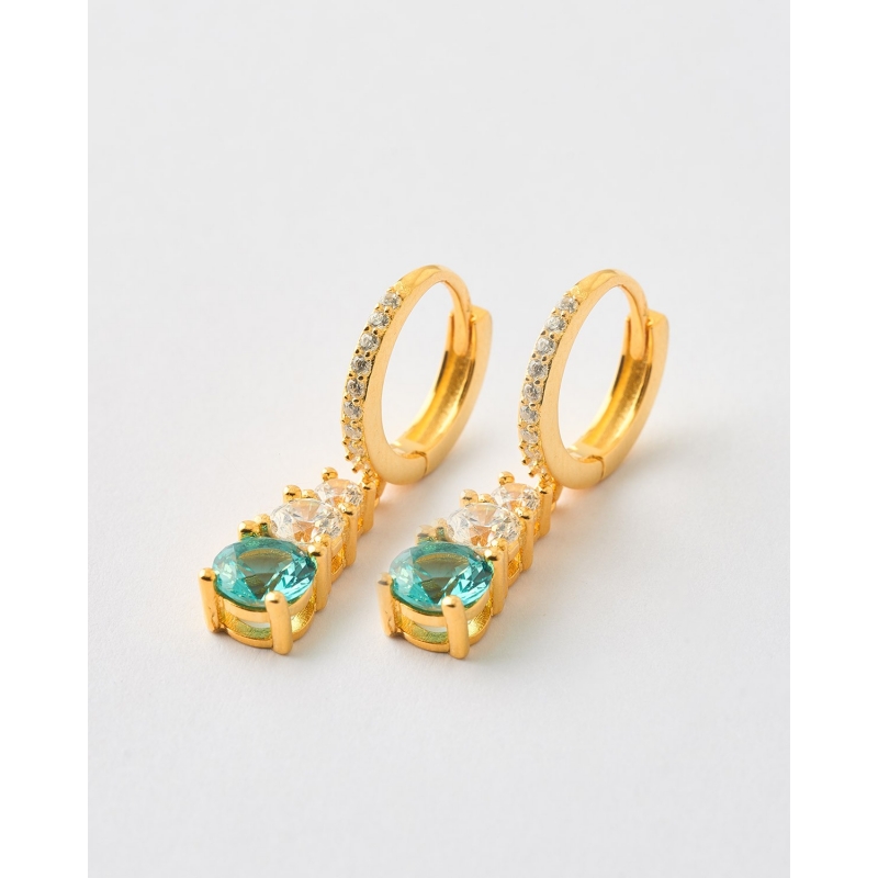 PENDIENTES ARO 3 CIRCONITAS 2.5 - 4 -...