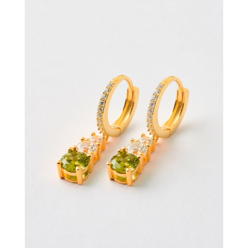 PENDIENTES ARO 3 CIRCONITAS 2.5 - 4 -...