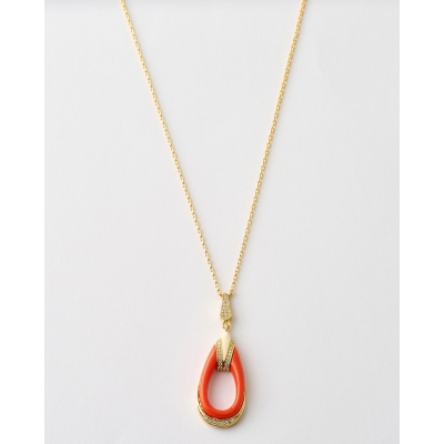 COLLAR LAGRIMA ESMALTE...