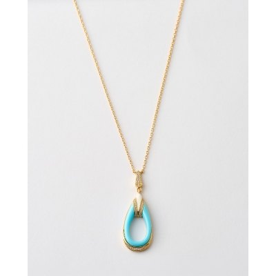 COLLAR LAGRIMA ESMALTE...