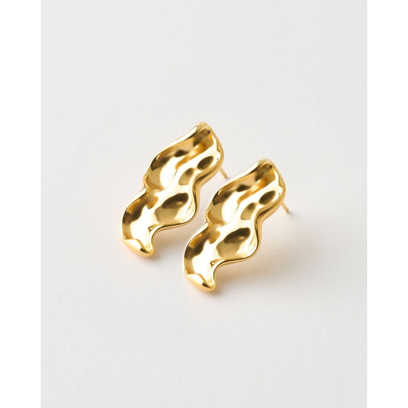 PENDIENTES HOJA IRREGULAR 22MM